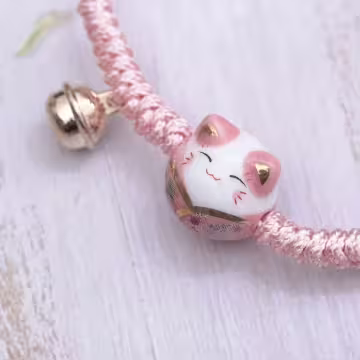 戀愛御守貓×拉繩手鍊×粉