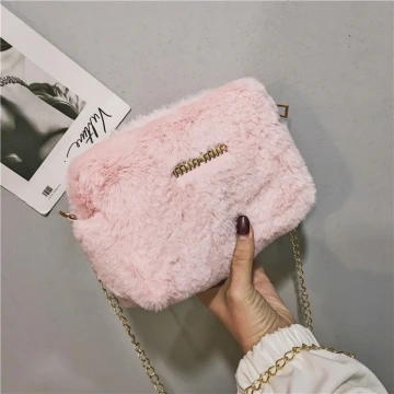 毛絨可愛小巧方包×斜背包×粉紅.avif
