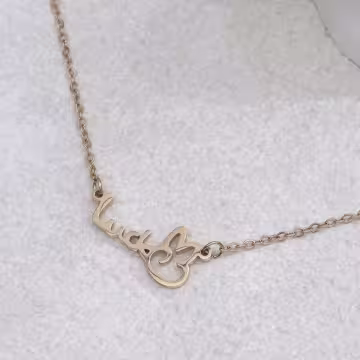 316鋼飾×Luck好運YA×鎖骨項鍊×金色