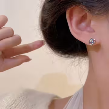 銀河宇宙之心×三套件耳環組