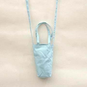 素面帆布水杯袋×手提兩用×斜背袋×水藍.avif