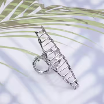 鏡面水光波×鯊魚夾×銀色