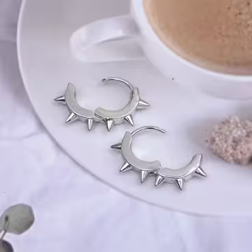 個性鉚釘×吊墜耳扣