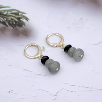三顆黑綠小石子×耳扣.avif