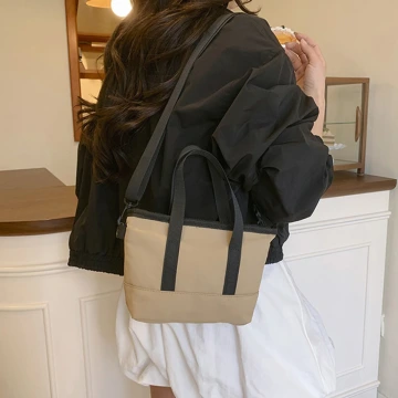休閒托特小包×斜背袋×卡其.avif