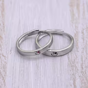 相視而笑×情侶對戒