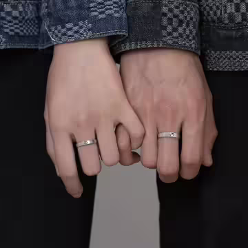 相視而笑×情侶對戒