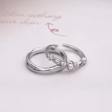 珍珠捧花×情侶對戒