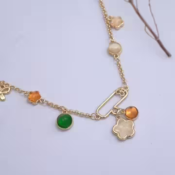 繽紛梅花×腳鍊