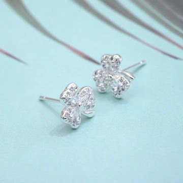 925銀針×三葉草×耳環.avif