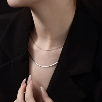 925銀飾×雙層細鍊蛇骨鍊×鎖骨項鍊.avif