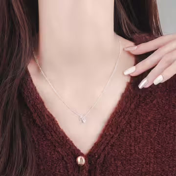 925銀飾×心鎖鑰匙×鎖骨項鍊