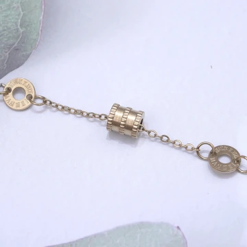 316鋼飾×羅馬數字小蠻腰 ×手鍊×金色.avif