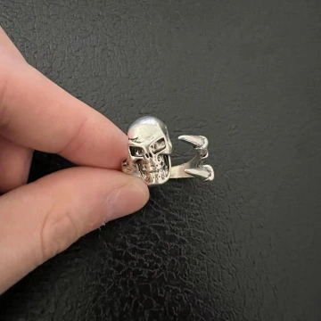 美式×復古×骷髏魔爪×開口戒指.avif