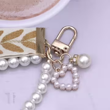 小清新愛心織帶×手機掌上掛繩×黃色