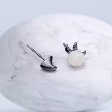 帶刺的玫瑰×耳環