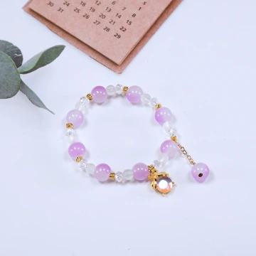 螢火蟲琉璃×固定式串珠手鍊×共六色.avif