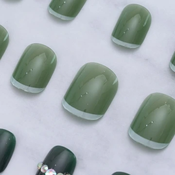 綠心雅優龐克×五套件戒指組×銀色 .avif