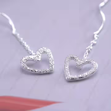 925銀針×斑瀾愛心×耳線