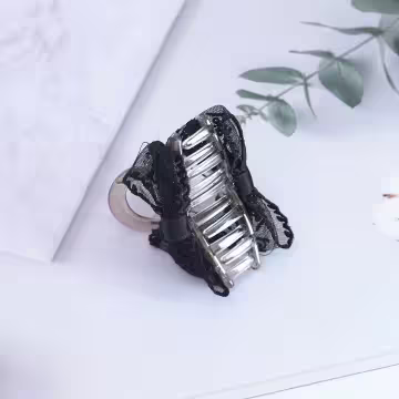 性感黑蕾絲×鯊魚夾