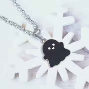 幽靈愛心小嘴×項鍊×共二色