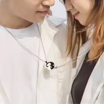 316鋼飾×抱團取暖×閨蜜情侶項鍊組