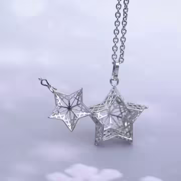 立體五角星×百寶盒×長項鍊