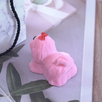 粉紅小狗&times;適用戒指/項鍊/手鍊&times;絨布盒.avif