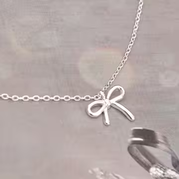 925銀飾×小清心蝴蝶結×鎖骨項鍊