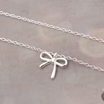 925銀飾×小清心蝴蝶結×鎖骨項鍊