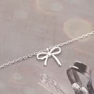 925銀飾×小清心蝴蝶結×鎖骨項鍊