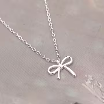925銀飾×小清心蝴蝶結×鎖骨項鍊