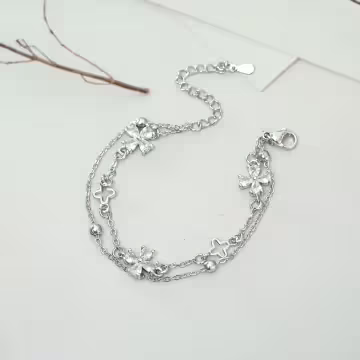 925銀飾×花語心願×雙層手鍊