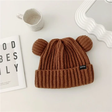 毛線小熊耳朵&times;毛帽&times;棕咖.avif
