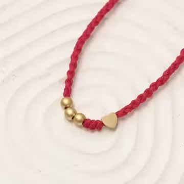 【過爐款】真心×月老紅線×抽繩手鍊