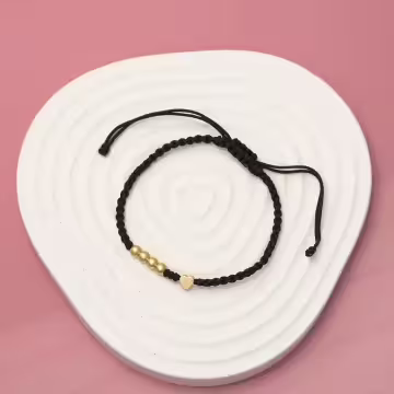 真心×黑繩×抽繩手鍊