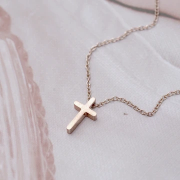 316鋼飾&times;十字架&times;項鍊&times;玫瑰金.avif