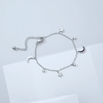 316鋼飾&times;羅馬數字小蠻腰 &times;手鍊&times;銀色.avif