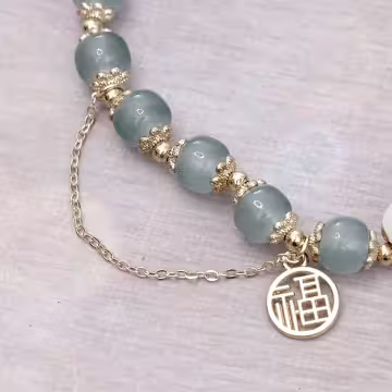 福上添花&times;固定式串珠手鍊