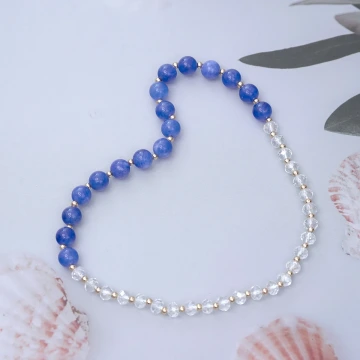 蒼藍吉葫蘆&times;固定式串珠手鍊.avif