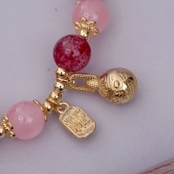 蒼藍吉葫蘆&times;固定式串珠手鍊.avif
