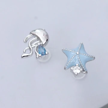 925銀針&times;淡藍鳶尾花&times;耳環.avif