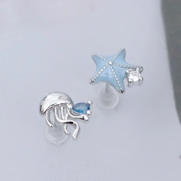 925銀針&times;淡藍鳶尾花&times;耳環.avif