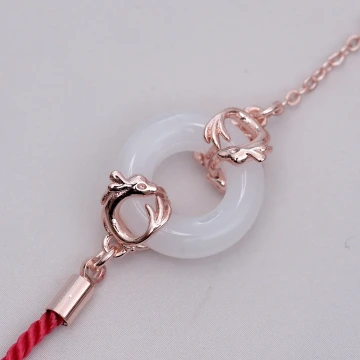 福狸&times;不對稱吊墜耳環.avif
