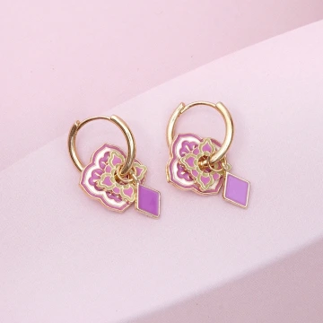 十字纏繞晶鑽&times;吊墜耳環.avif