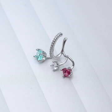 十字纏繞晶鑽&times;吊墜耳環.avif